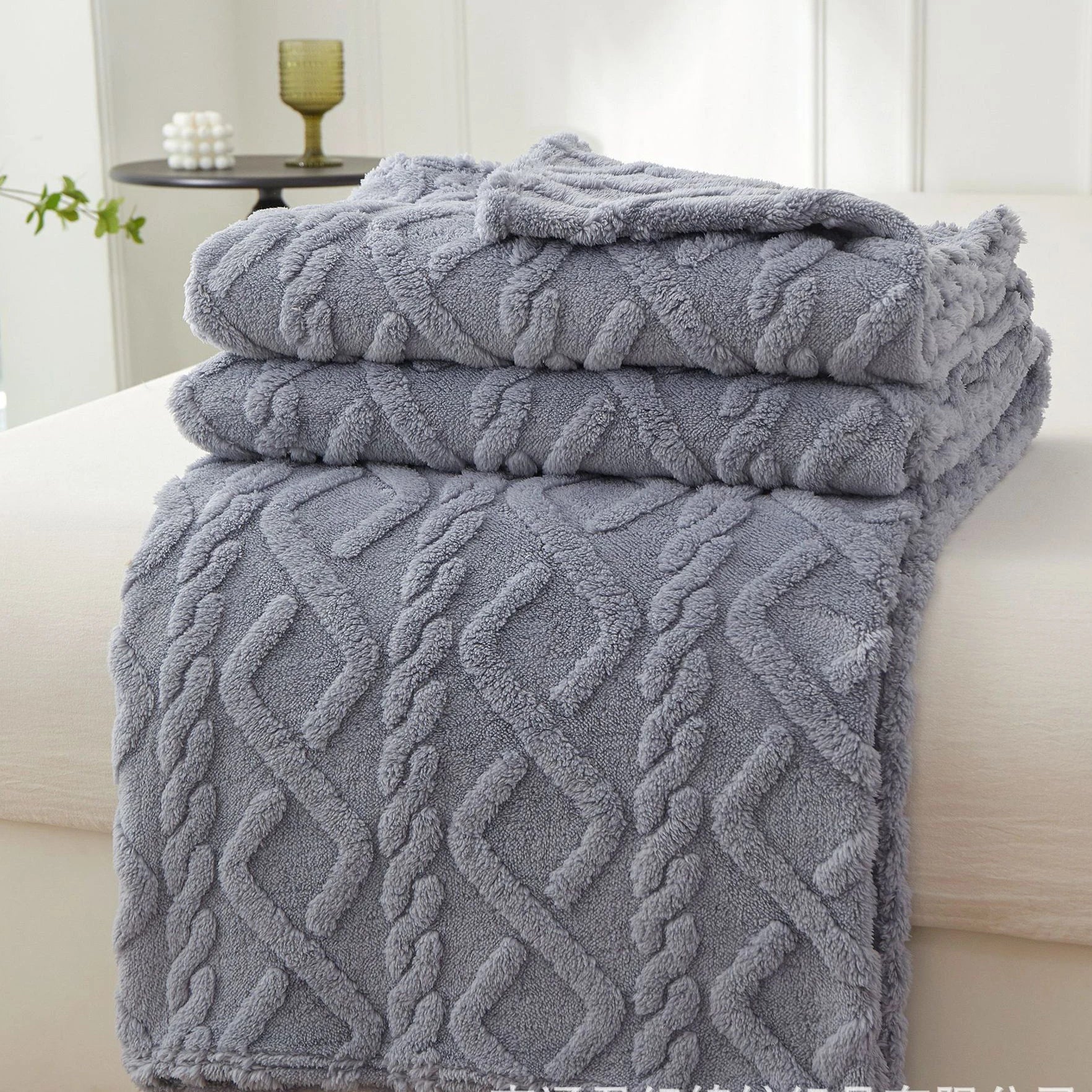 Couverture Sherpa Douceur Hivernale