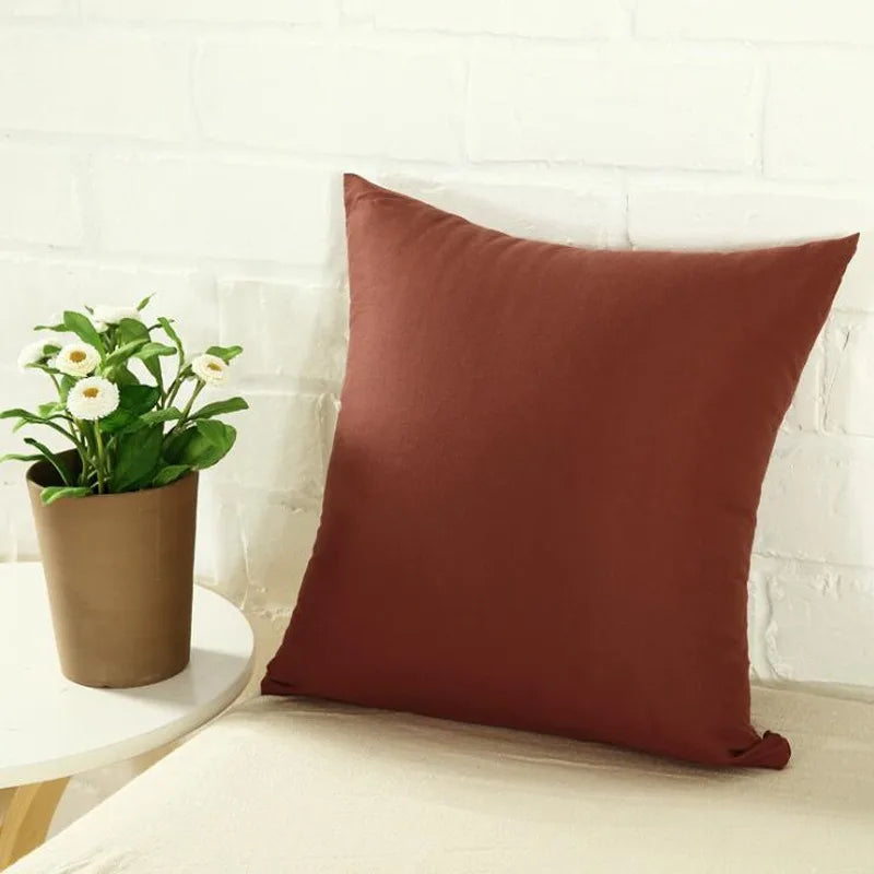 Housse de Coussin Deep Coffee Uni