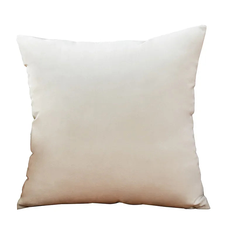 Housse de Coussin Velours Uni