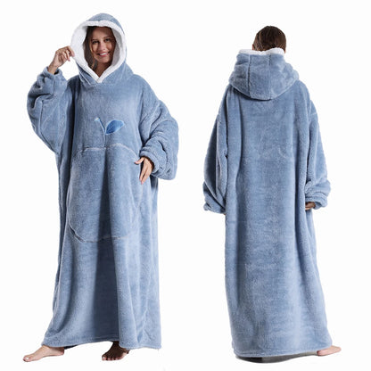 Couverture Sweat XXL Peluche Douce & Manches