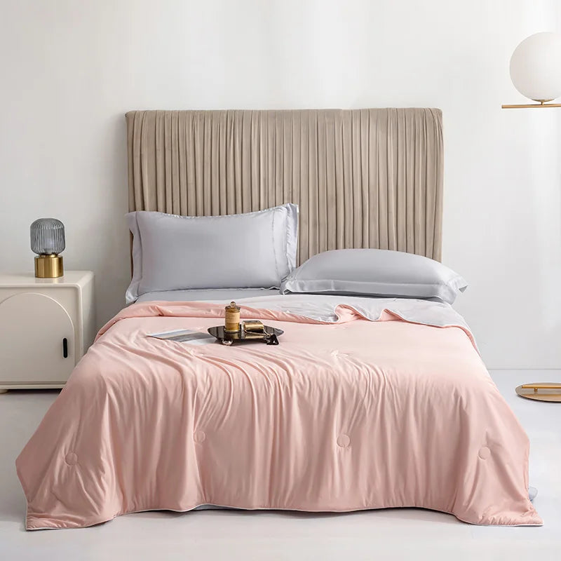 Couette d'été en soie glacée