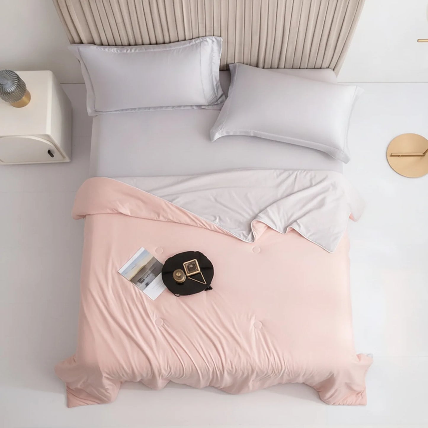 Couette d'été en soie glacée