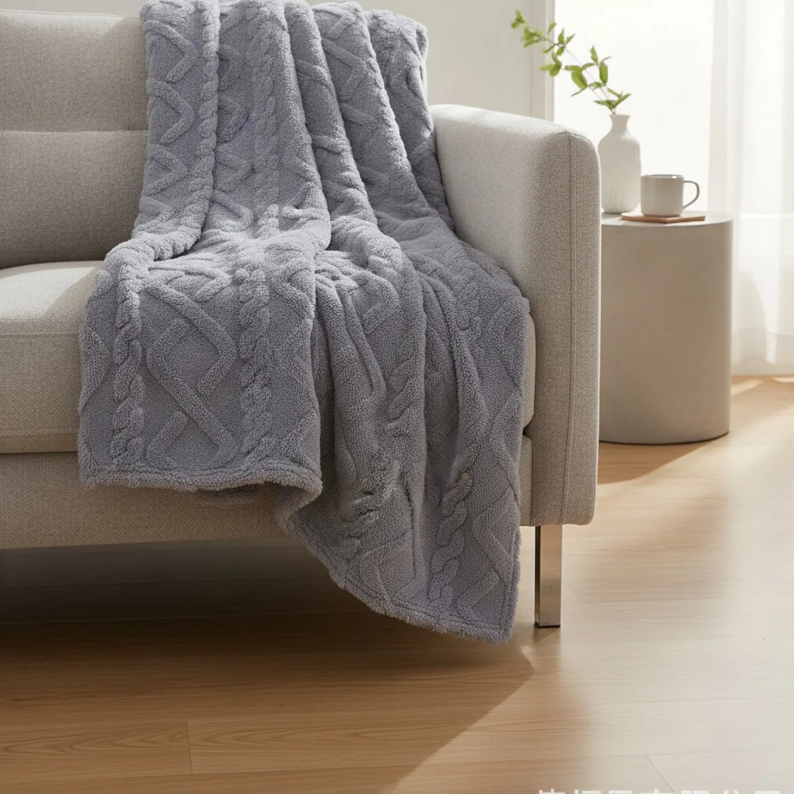 Couverture Sherpa Douceur Hivernale
