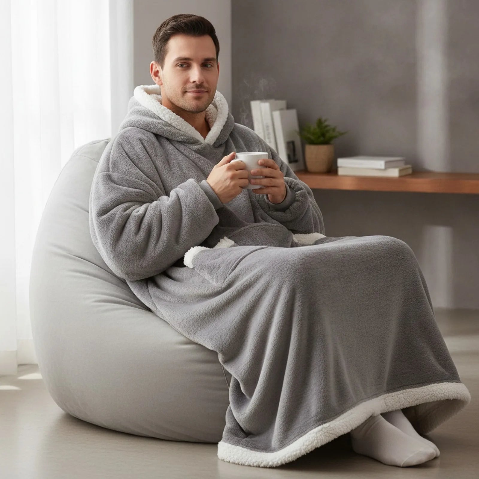 Couverture Pyjama Géante Flanelle Douceur Absolue