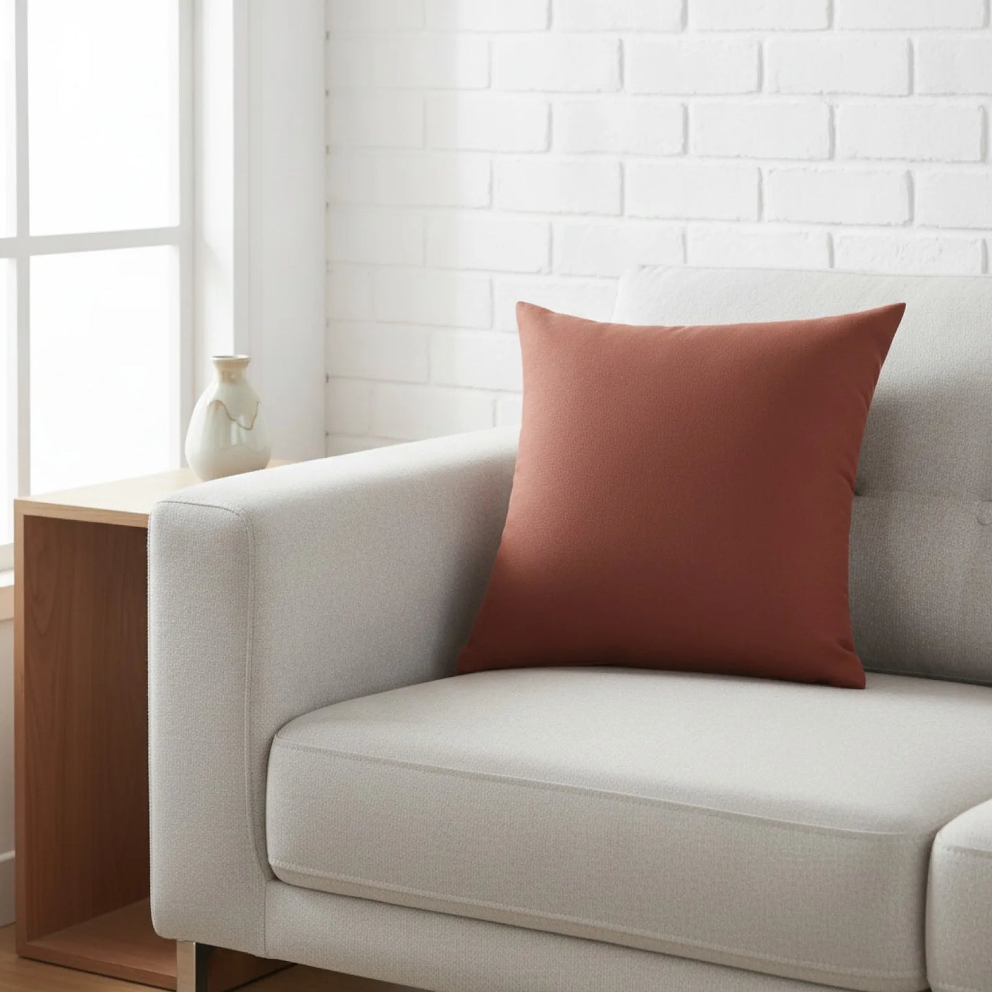 Housse de Coussin Deep Coffee Uni