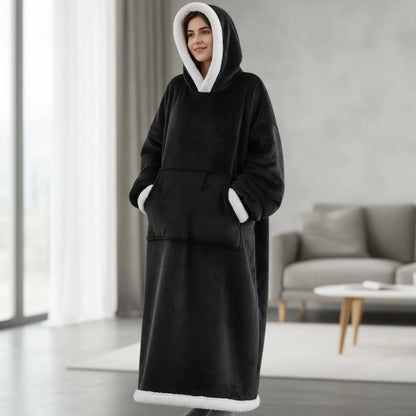 Couverture Pyjama Géante à Capuche et Manches
