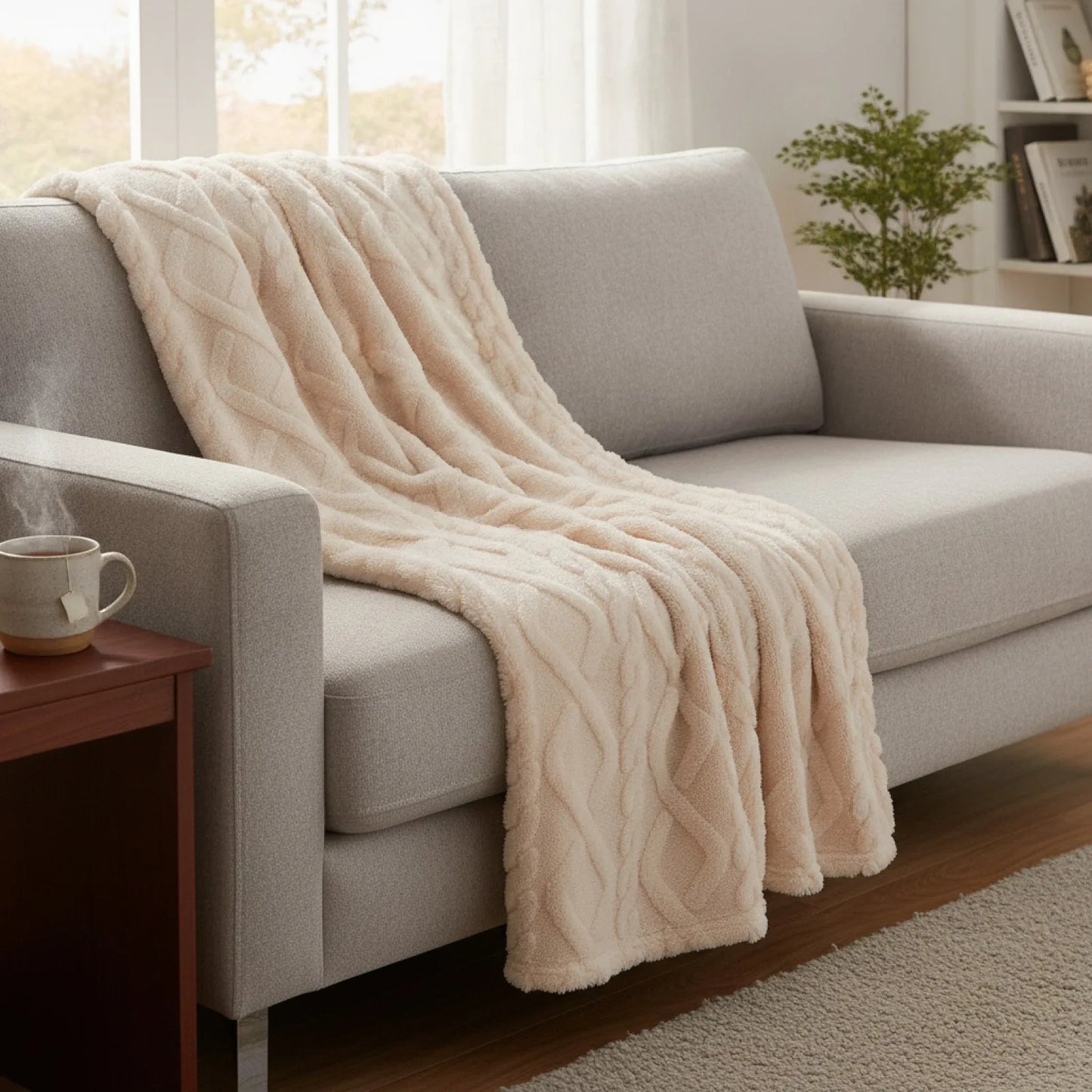 Couverture Sherpa Douceur & Chaleur Hiver