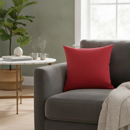 Housse Coussin "Couleur Bonbon" Wine Red