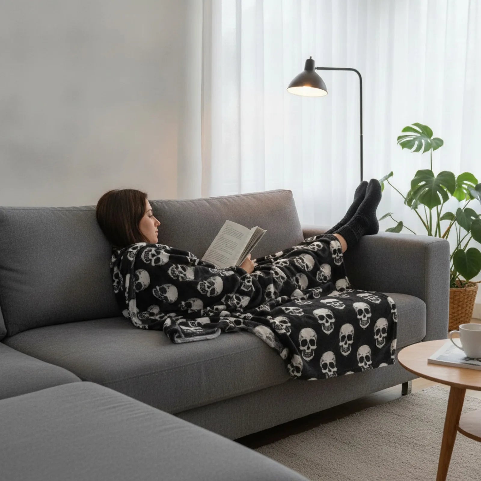 Couverture Flanelle Chauves-Souris Douce & Confortable
