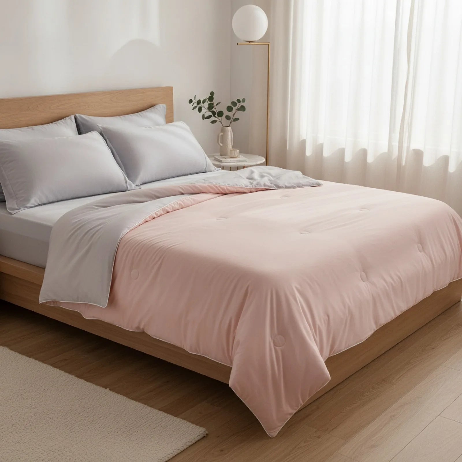Couette d'été en soie glacée