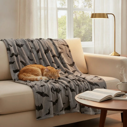 Couverture Flanelle Chauves-Souris Douceur & Originalité