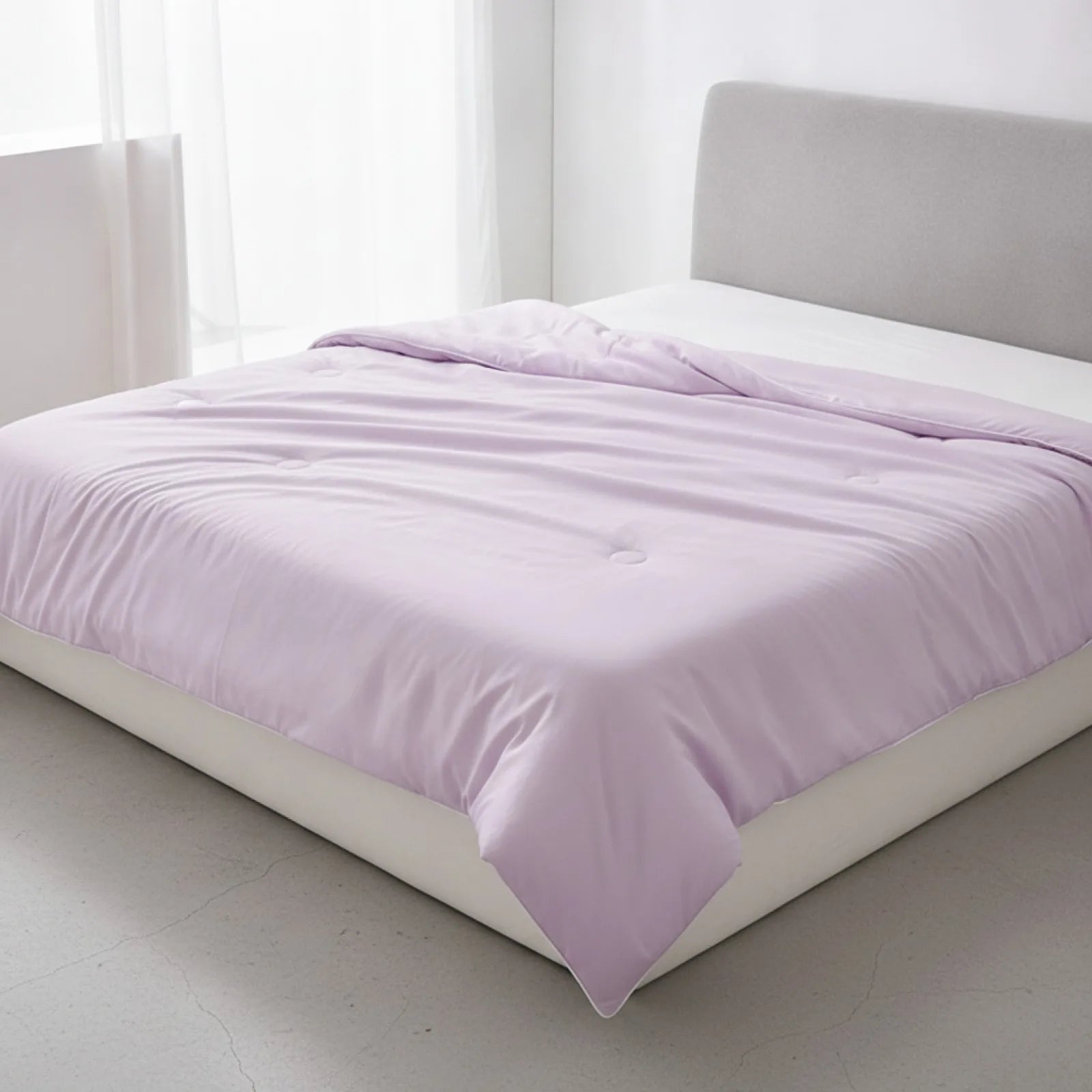 Couette d'été rafraîchissante Soie Glacée Purple 2