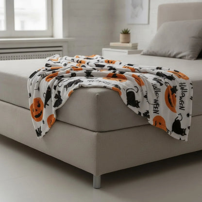Couverture Flanelle Chauves-Souris Noires Douceur & Style