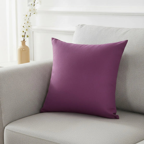 Housse Coussin Deep Purple Uni Déco Confort