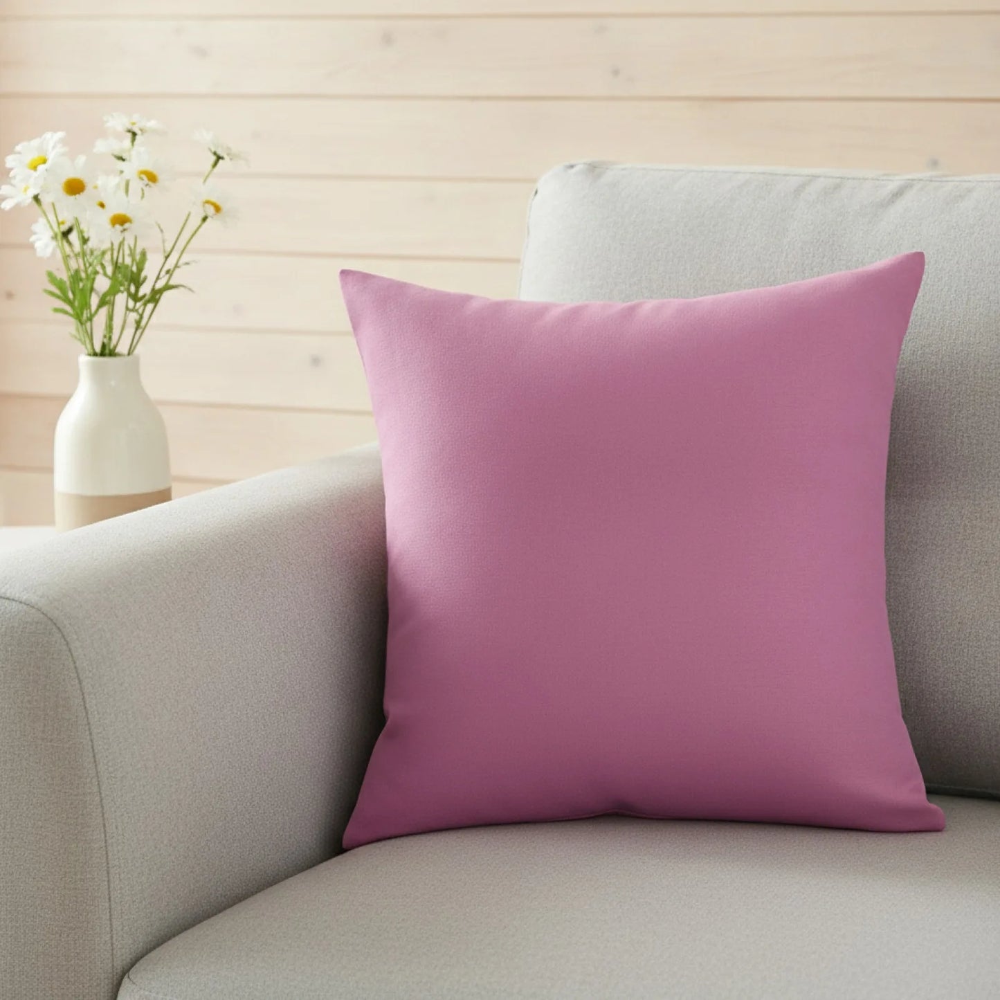 Housse de Coussin Lavande Douce & Colorée