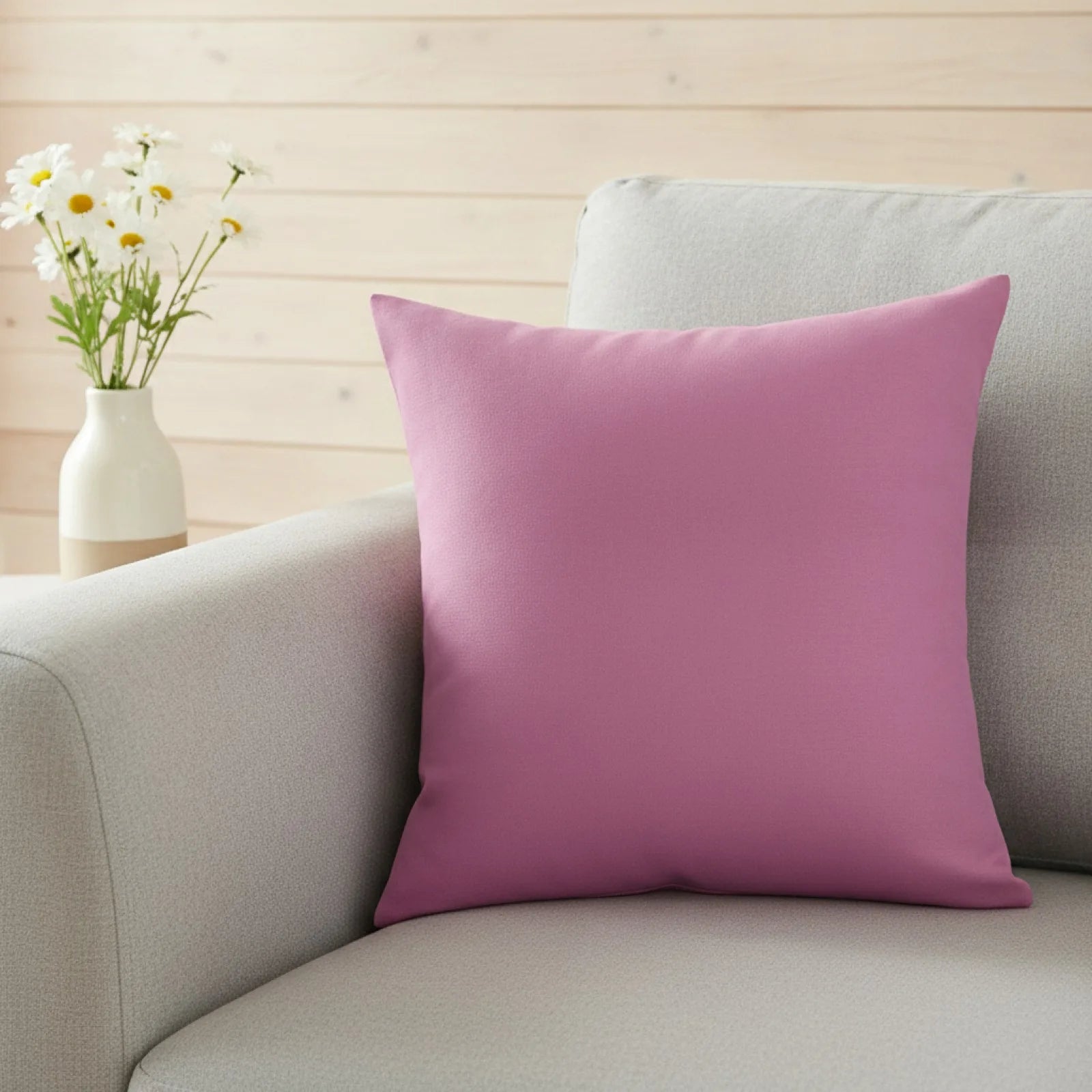 Housse de Coussin Lavande Douce & Colorée