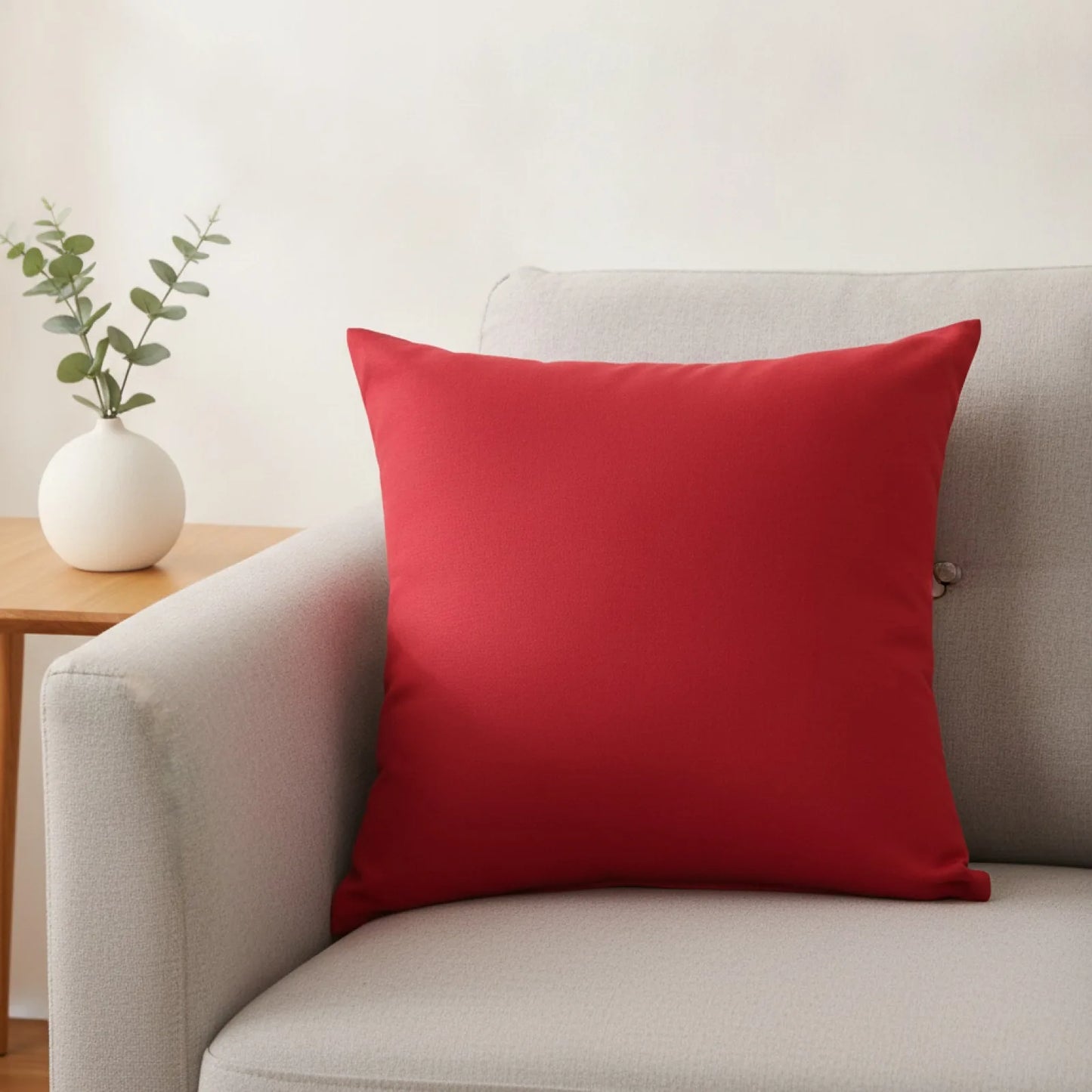 Housse Coussin "Couleur Bonbon" Wine Red