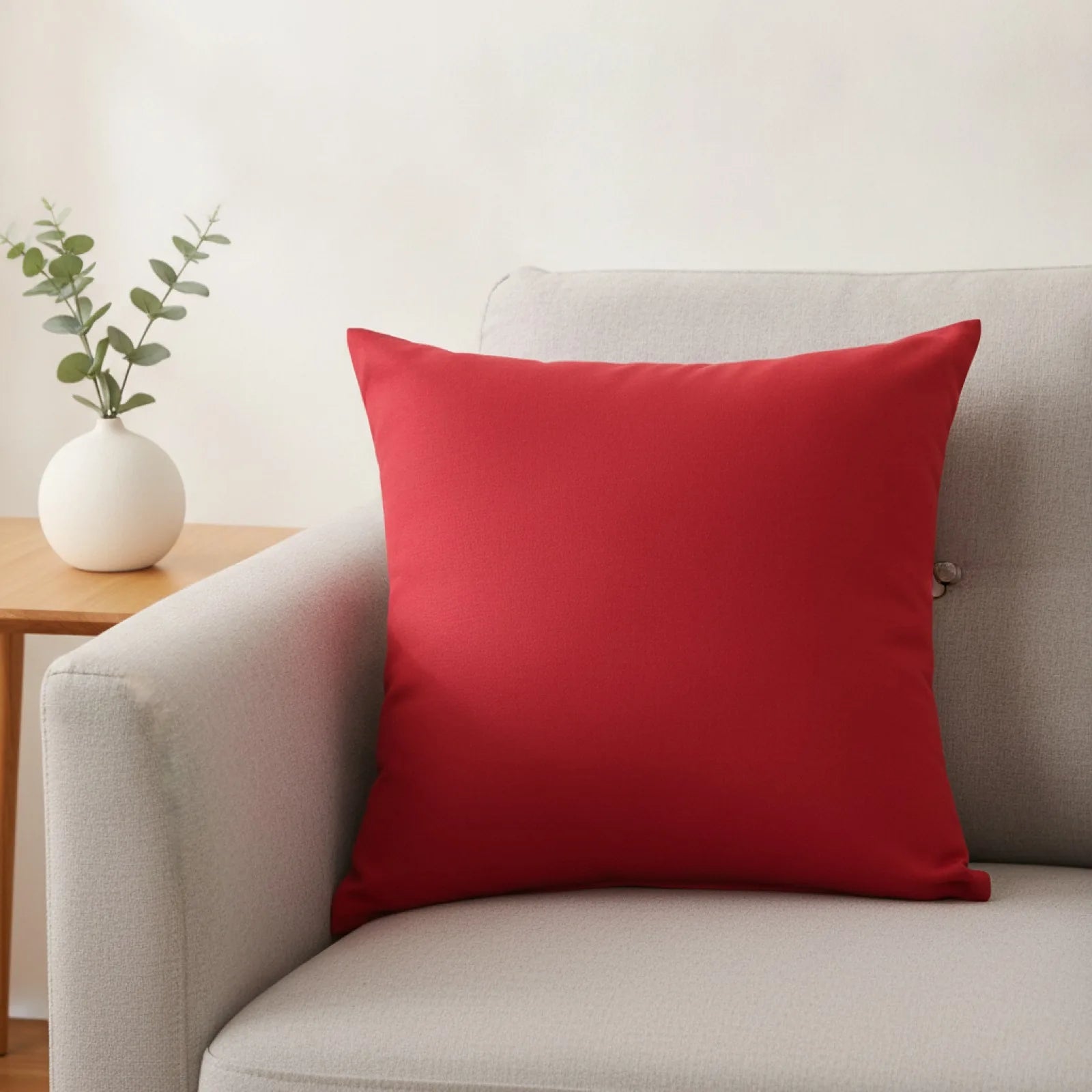 Housse Coussin "Couleur Bonbon" Wine Red