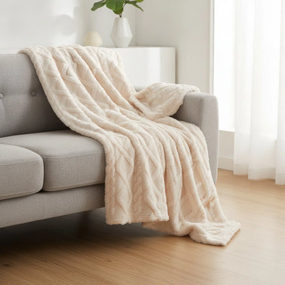 Couverture Sherpa Douceur & Chaleur Hiver